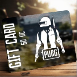 گیفت کارت 60 یوسی پابجی موبایل - PUBG MOBILE UC