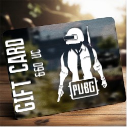 گیفت کارت 660 یوسی پابجی موبایل - PUBG MOBILE UC